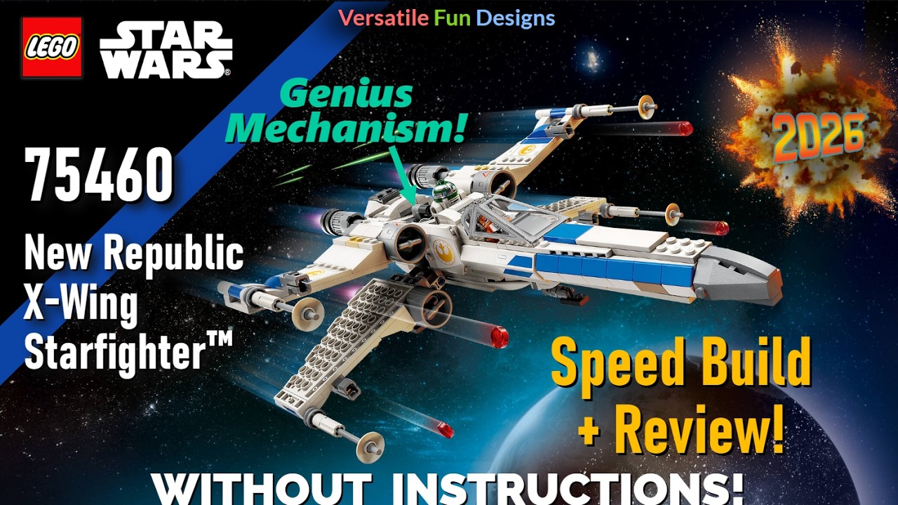 ✖️ LEGO Star Wars New Republic X-Wing Starfighter 75460 - Speed