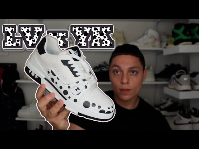 🔥Louis Vuitton White blue unboxing #fyp #viral #shoes #sneakers #lv #