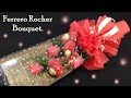 สอนวิธีจัดช่อดอกไม้ทรงยาว+ช็อคโกแลตเฟอเรโร่ Ferrero Rocher Bouquet.