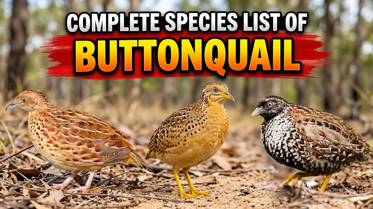 All Buttonquail Species/complete list of buttonquail/types of ...
