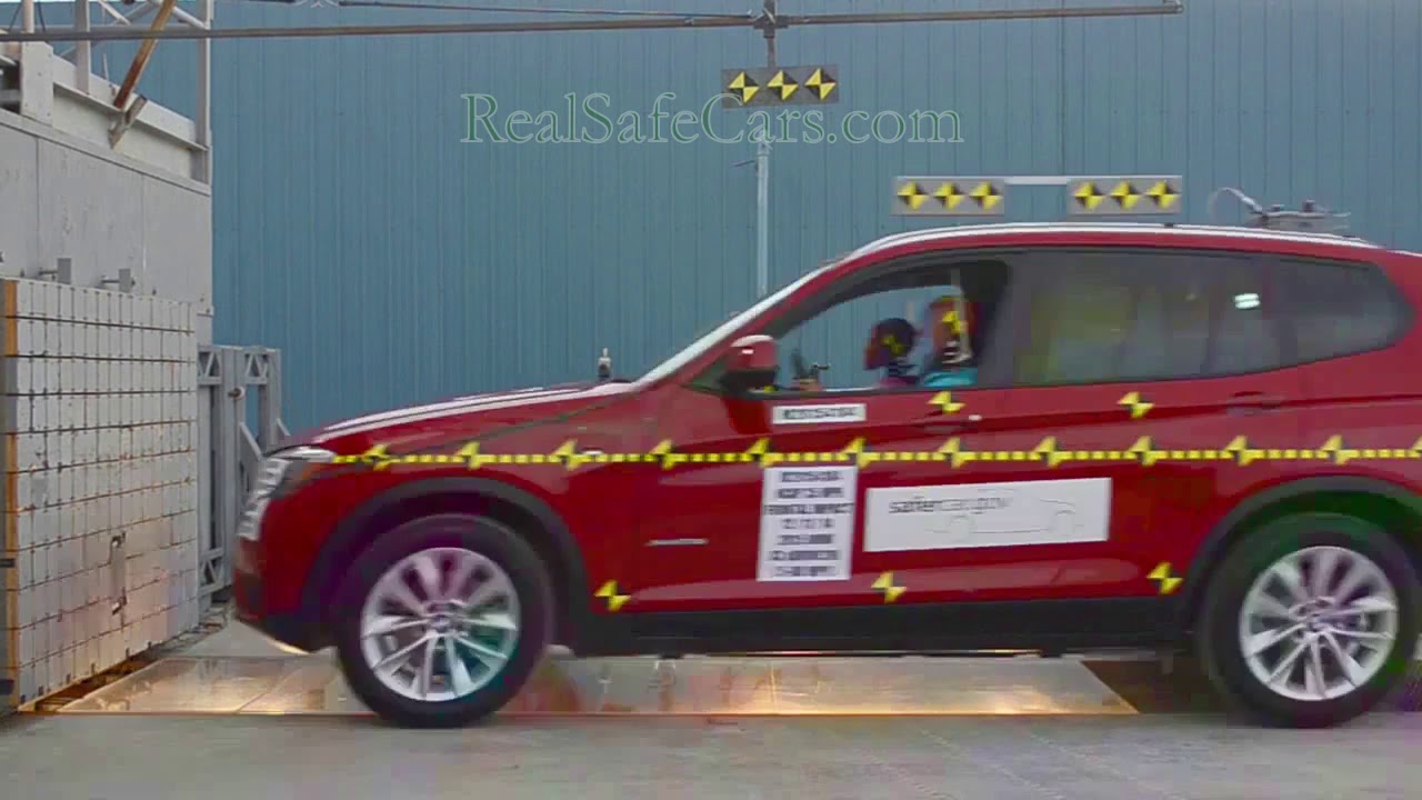 BMW X3 (20112017) Crash Tests (SidePole, Front, Side) YouTube