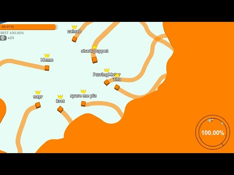 Paper.io 2 Map Control 100.00% [World] 