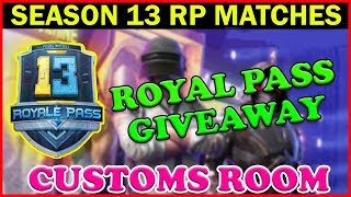 Free UC Giveaway | Unlimited Custom Room | Pubg Mobile Live