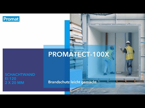 Entdecken Sie, wie Sie mit PROMATECT-100X eine brandsichere Schachtwand bauen