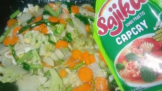 Capcay vegetables with my seasoning