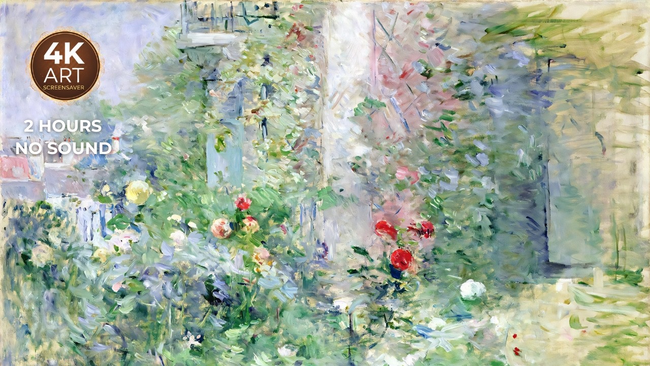 Impressionism Through a Woman's Eyes | 2 Hours No Sound Screensaver    --EcoArtLab