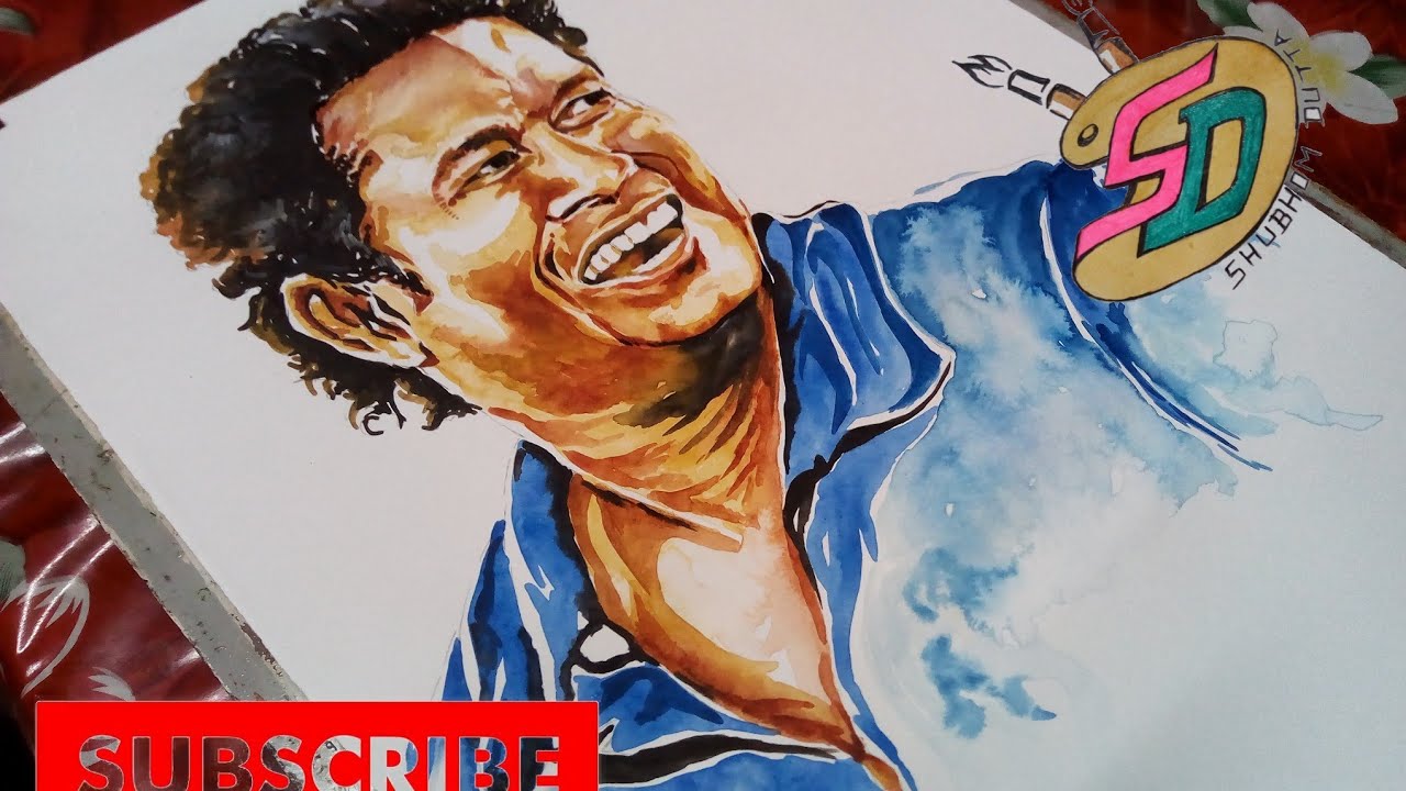 Sachin Tendulkar Pencil Portrait