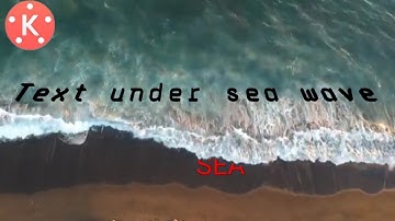 How to text under sea wave in Kinemaster || Kinemaster tutorial || AR WORLD