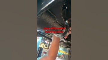 Jeep rear differential bearing noise