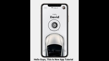 Tesla Smart Car App Design Figma | Creative Car App | Smart prototyping Figma | 2021 Trends