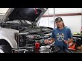 Hs motorsports ford 67l power stroke upper fuel filter relocation kit  installation instructions