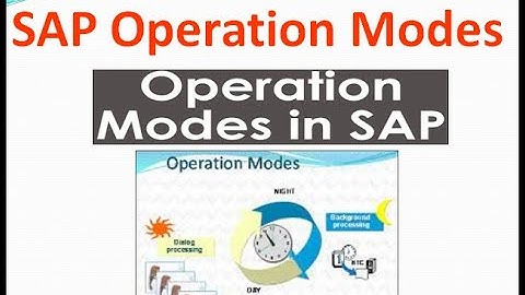 12. SAP Operation Modes RZ03 & RZ04