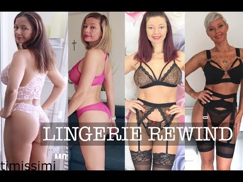 FIRST LINGERIE TRY ON HAUL REWIND ON YOUTUBE 4 YEARS PART I