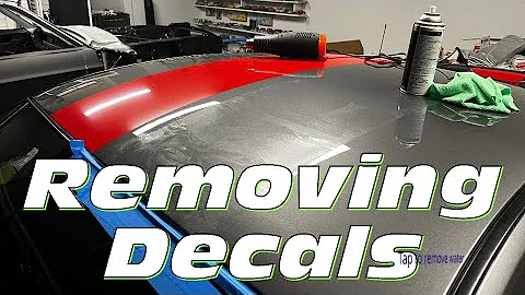 How to remove vinyl decals without damaging paint