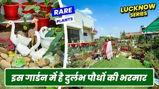 सोनल जी के गार्डन में है दुर्लभ पौधों की भरमार 🪴 🤩 Beautiful Terrace Garden of Lucknow 😍 😍