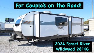 A travel trailer for the Work on the Road Couple! 2024 Forest River Wildwood 28FKG by Andrew with Camper Kingdom 2,394 views 5 months ago 11 minutes, 13 seconds