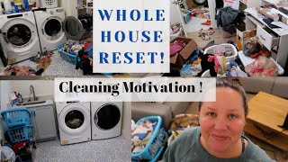 ALL DAY House Cleaning RESET! Motivation to Clean!