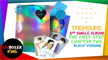 트레저 || THE FIRST STEP: CHAPTER TWO || 블랙 버전 || KPOP 앨범 언박싱
