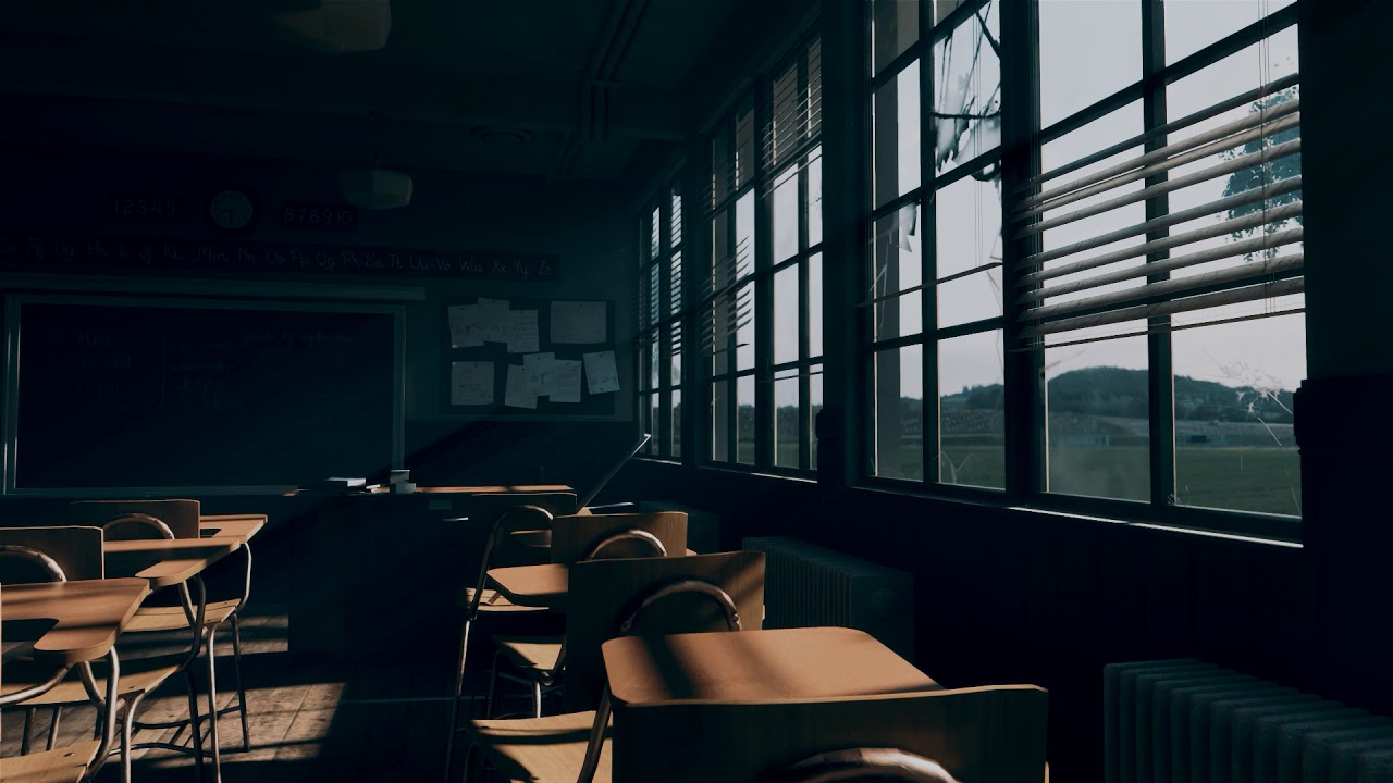 Scene test. Классрум блендер. Классрум блендер демо. Blender Classroom Demo. Classroom Scene.