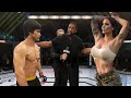 UFC 4 | Bruce Lee vs. Israel Soldier (Girl Soldier) (EA Sports UFC 4)