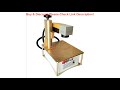 Top all in one optical fiber laser marking machine FB20 20W laser cutter 3axis or 4axis
