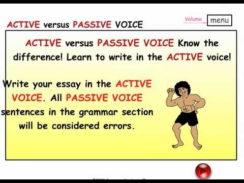 Active and passive voice in technical writing