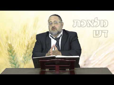 מלאכת דש חלק ד | הלכות שבת | הרב בנימין מועלם