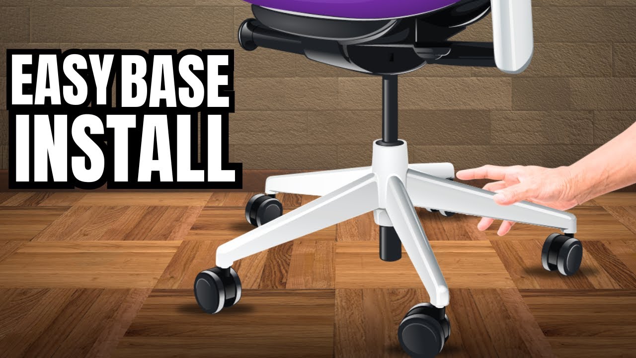 How To Remove and Install The Base on an Office Chair 