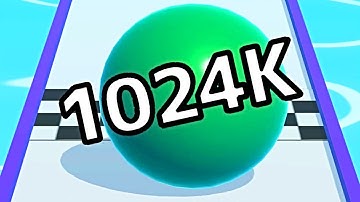 Ball Run Infinity Number Up To (128M, 256M, 512M, 1024M) ! All Levels Gameplay Part 119 android, ios