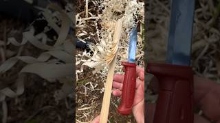 S#0302 ⚡ Morakniv Basic 511 Feather Stick Making Fuzz Stick Featherstick Curles Feathersticking