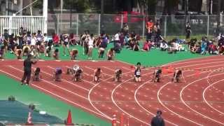 2015年　名古屋地区陸上大会　男子100m　2組