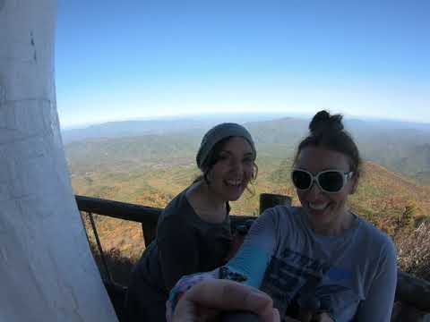 Barefoot Sister | Cammerer Lookout Tower | Great Smoky Mountains National Park | Muddy Hiking