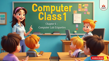 Chapter 6 – Computer Lab Etiquettes | Computer Class 1 | Smart Lecture | Maple Books