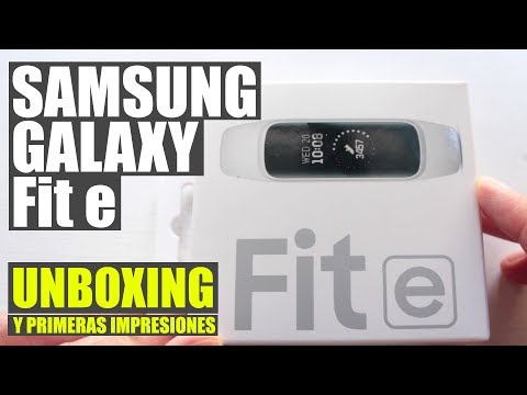 Samsung Galaxy Fit e: unboxing, encendido y primeras impresiones