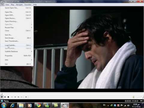 How To Load a Subtitle in Media Player Classic