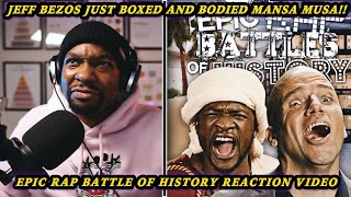 DID THIS DELIVERY!? Reacting To Jeff Bezos vs Mansa Musa - Epic Rap Battles Of History | Jamal Haki