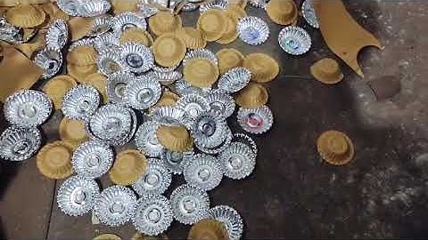 पेपर डोना  6 inch Diamond Dona | paper plate making machine | Rubyauto #paperplatemakingmachine