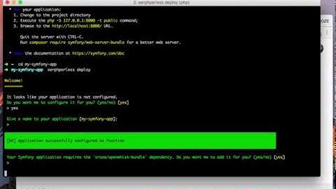 serphperless demo on a Symfony4 application