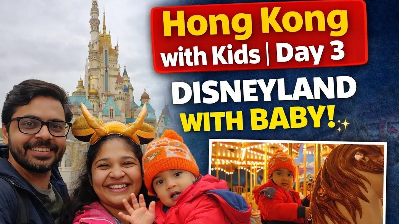 Hong Kong with Kids | Day 3 : Disneyland Adventures ❤️