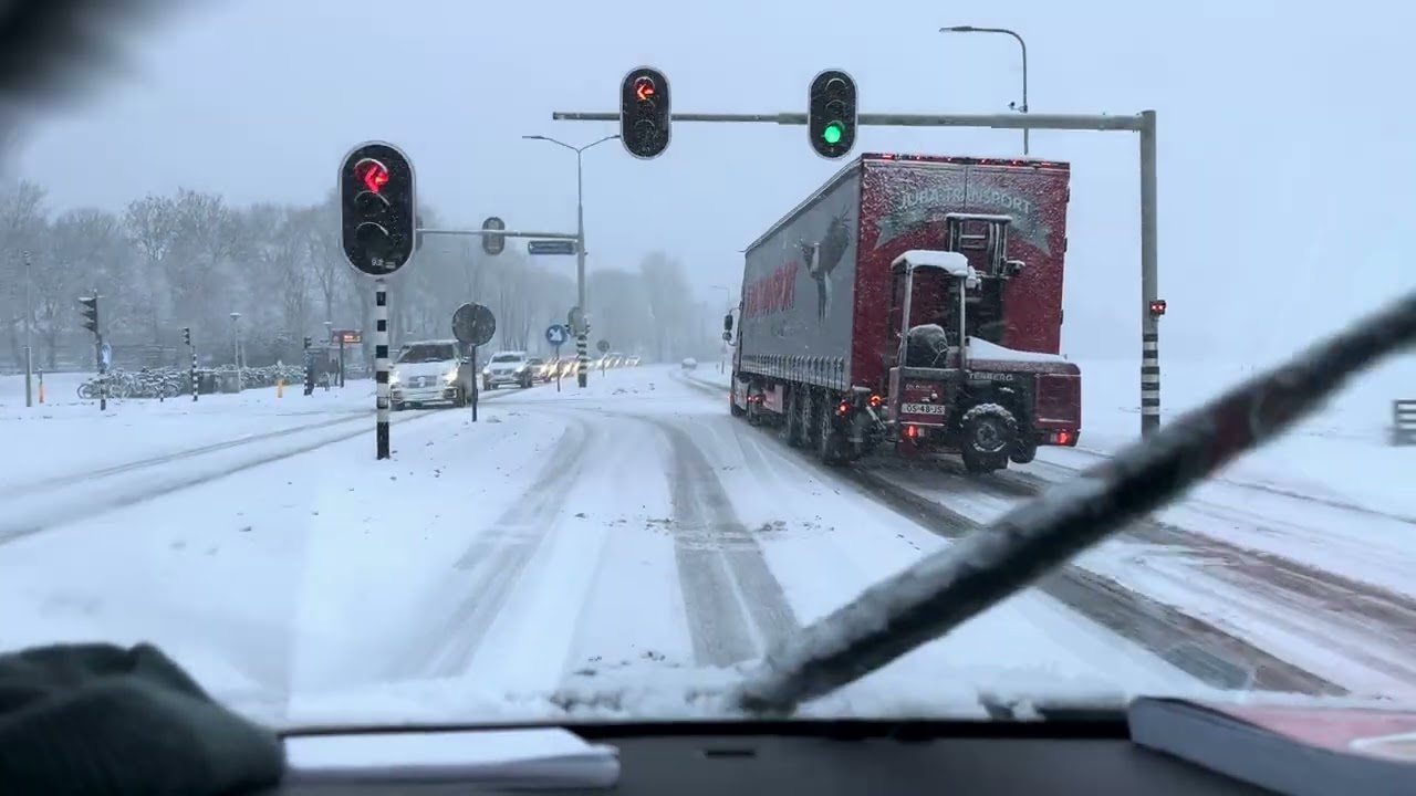 Sneeuw in Ouderkerk 5 januari 2026
