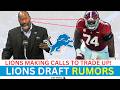 Lions TRADE UP in Draft? Calls Coming In