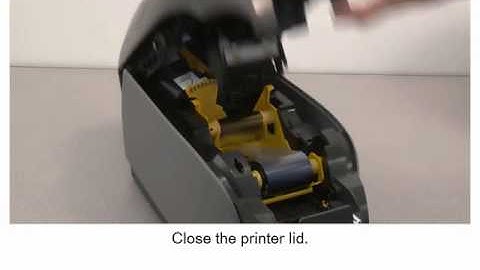 Zebra ZXP Series 3 Printer   Loading Cards