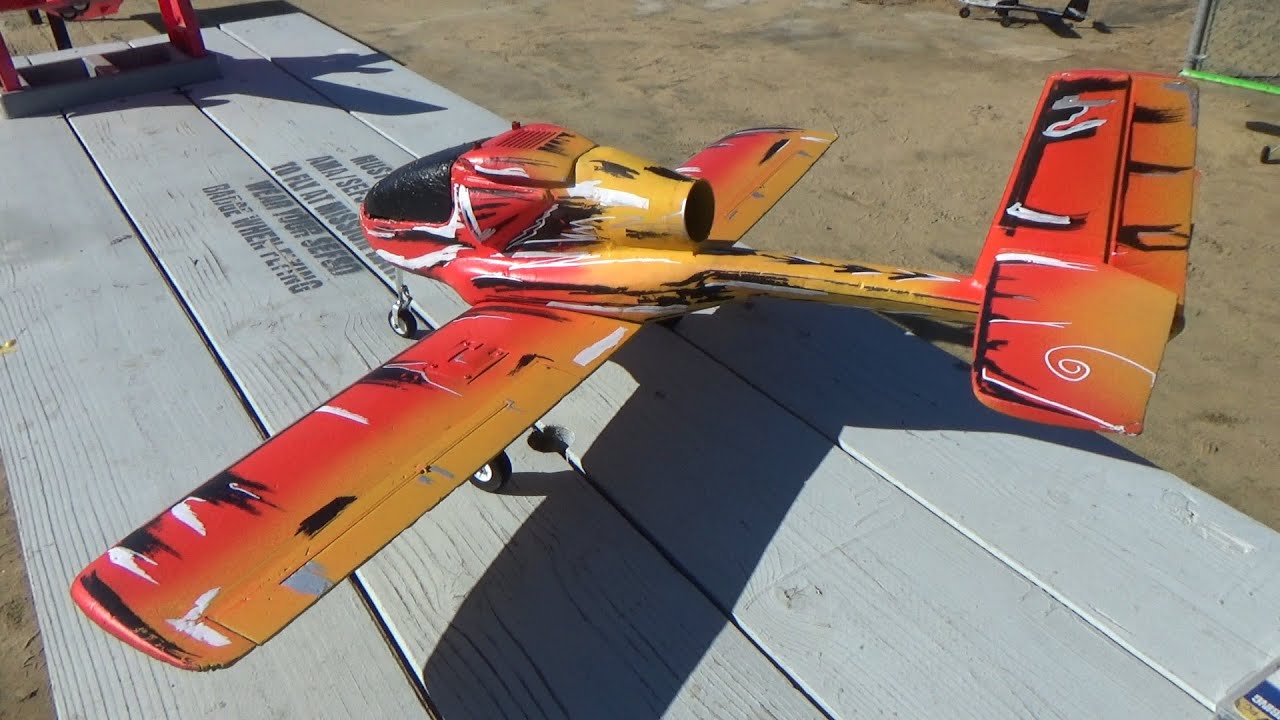 AeroScout Low Wing EDF and Retract Conversion Maiden Flight.