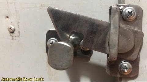 Chốt Cửa Tự Đóng Dành Cho Cửa Lùa | Automatic door lock | Kỹ nghệ sắt linh