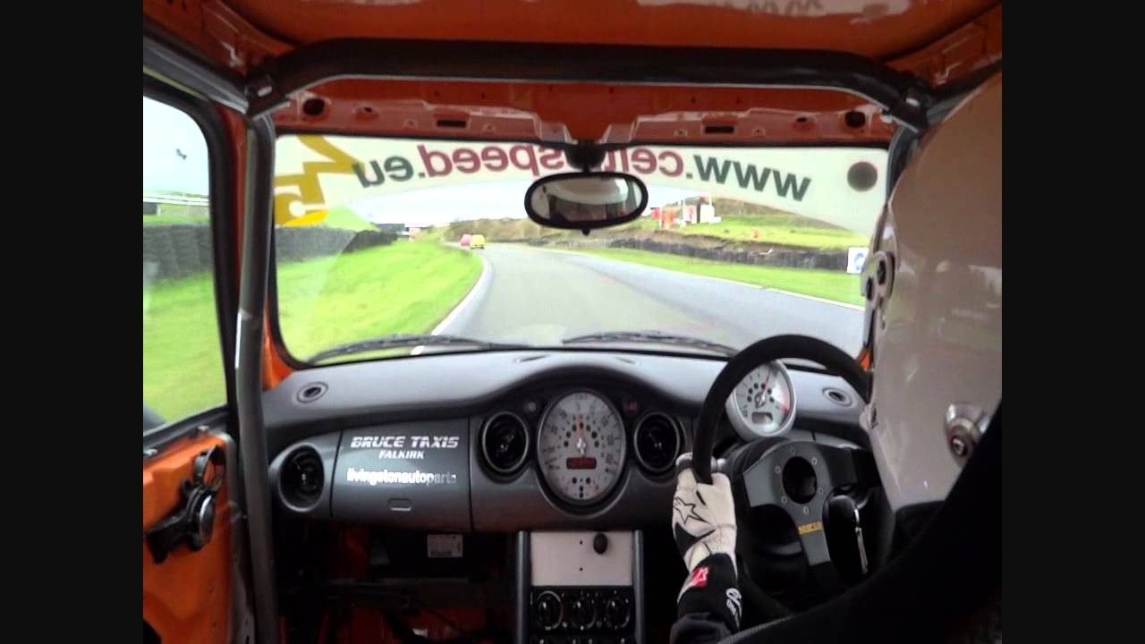 Mini Saloon Racing Bruce taxis mini cooper open saloons race 1 kmsc knockhill october 2011 ...