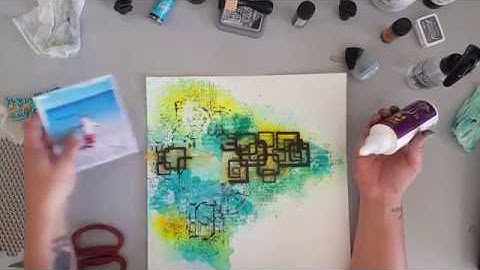 Memories Made Mixed Media Layout for The Crafter