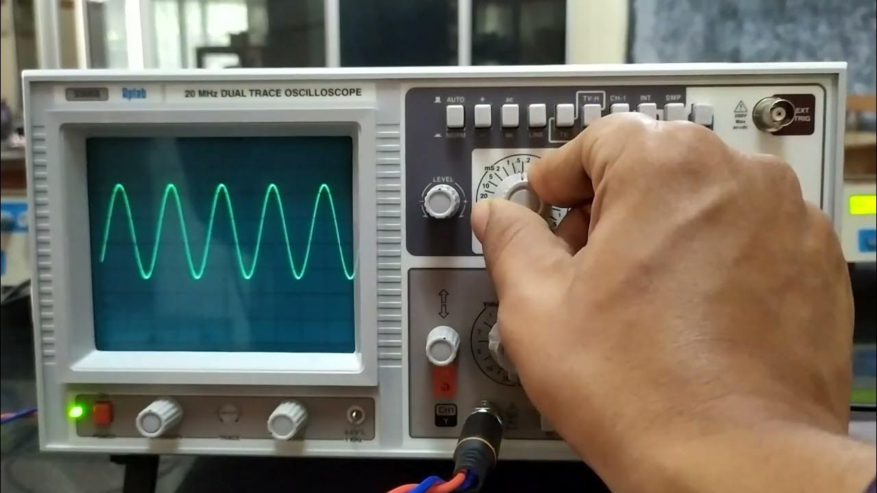 Using CRO to measure frequency and voltage YouTube