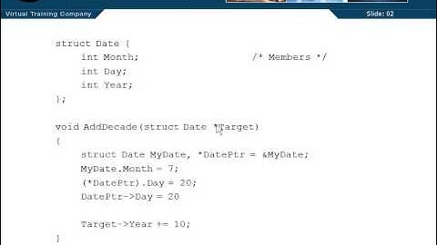 Pointers to Structures  - 06 - Chapter 07