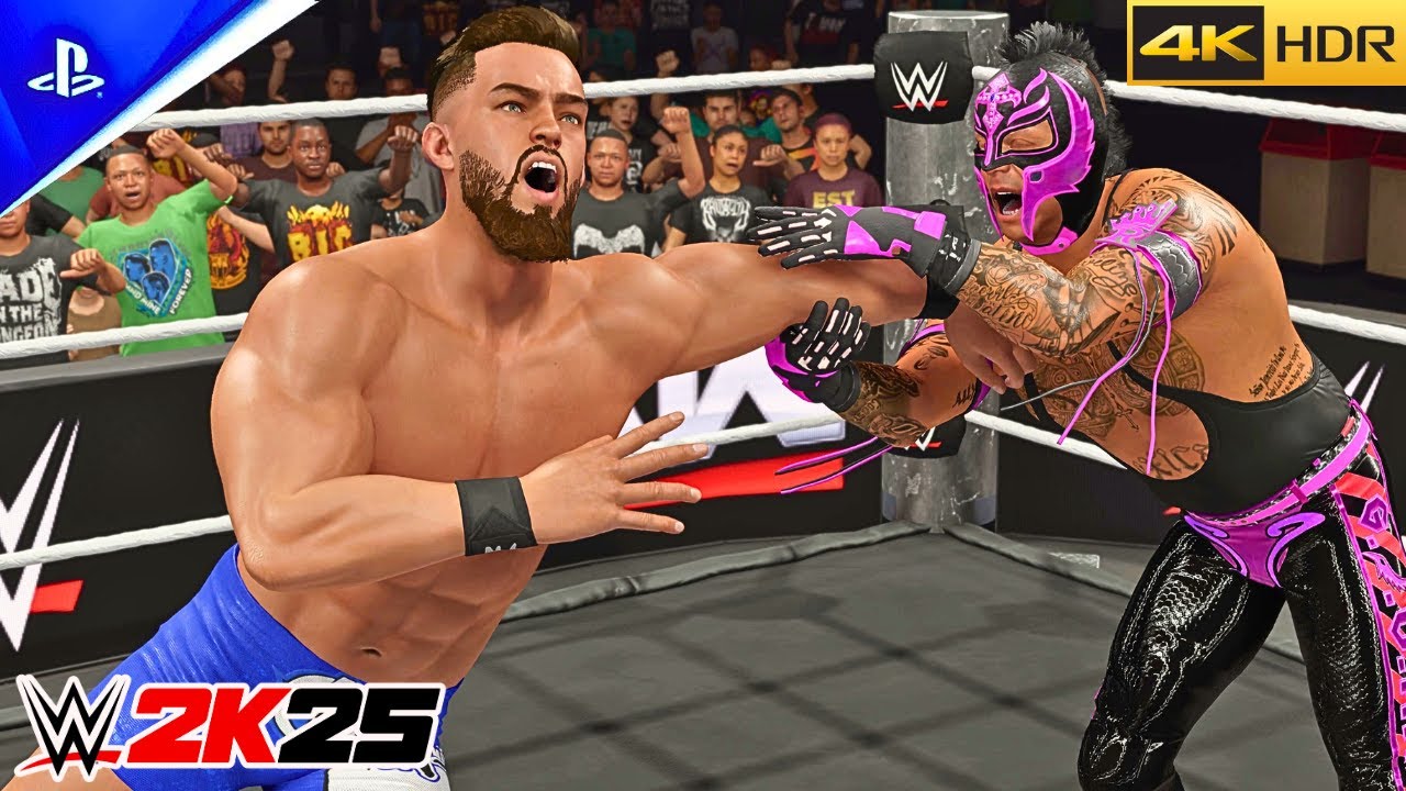 WWE 2K25 - Rey Mysterio vs. Austin Theory: Raw | PS5™ Pro [4K HDR]