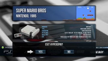 kodi launching hyperspin, back to kodi